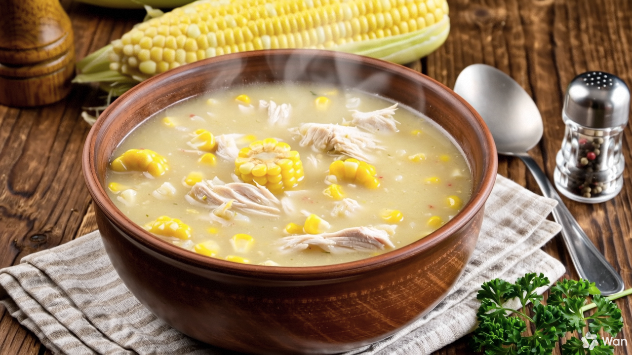 Restaurant Style Chicken Corn Soup