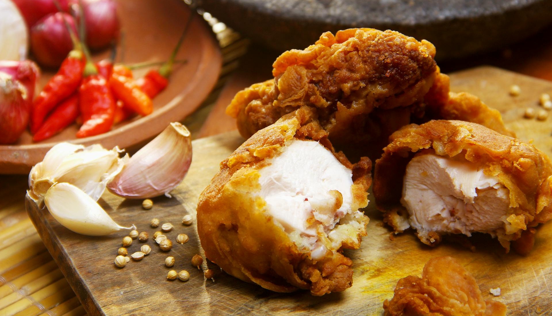 Crispy Popcorn Chicken